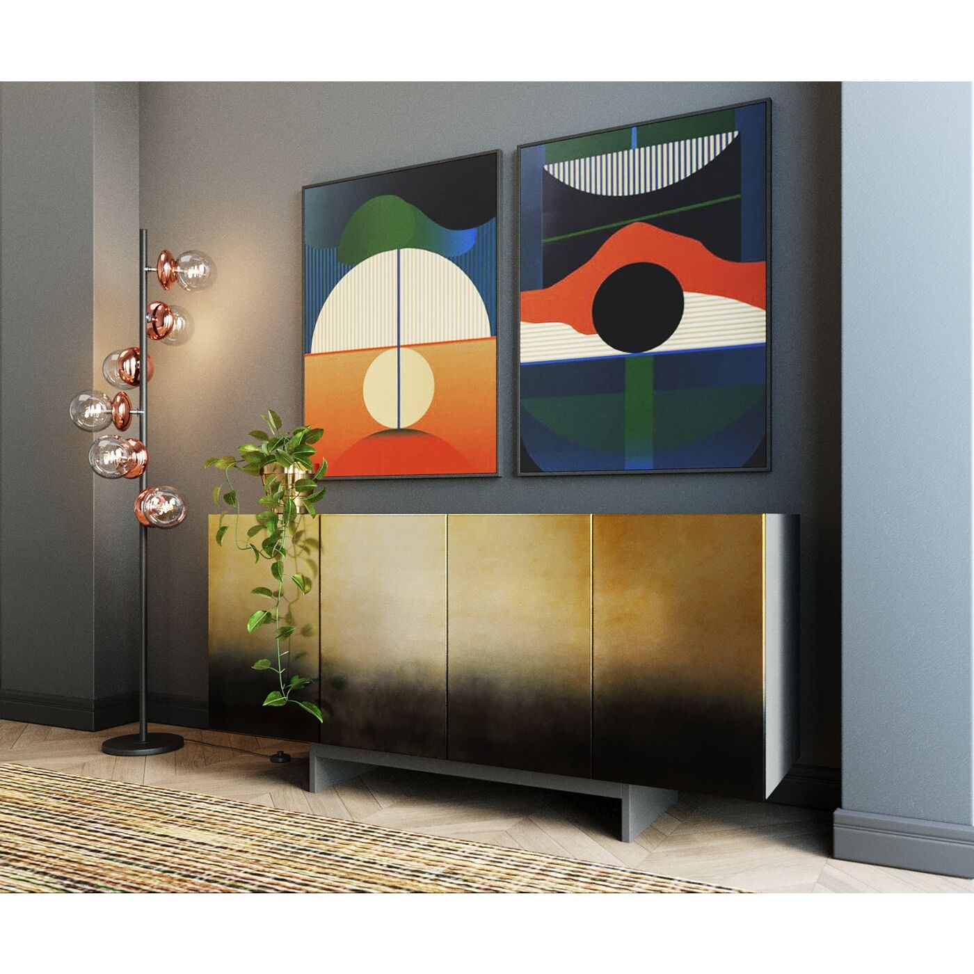 Modern Sideboard Prezioso