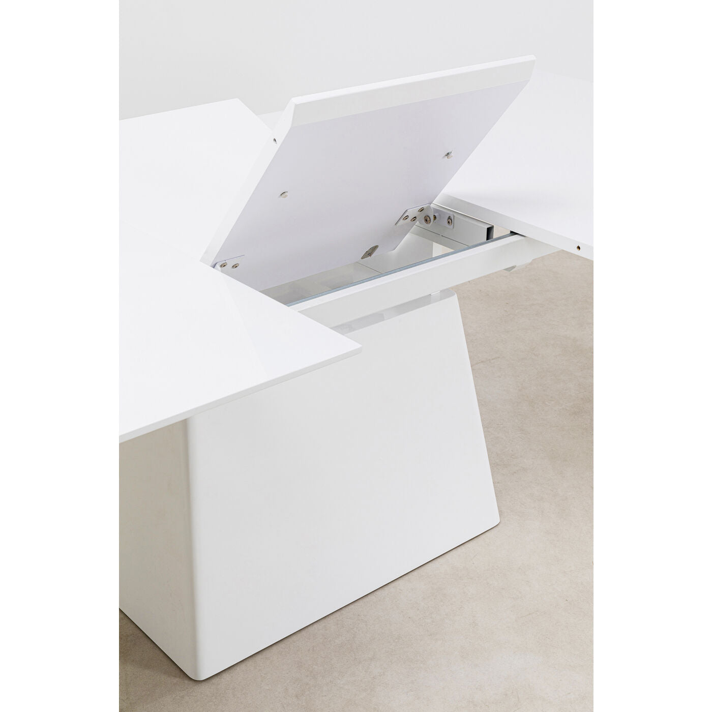 Extension Table Benvenuto White 200(50)x110cm