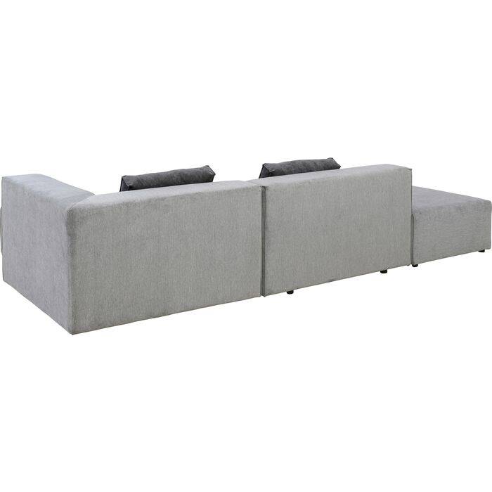 Corner Sofa Infinity Ottomane Grey Right - JULIA VENCE STORE