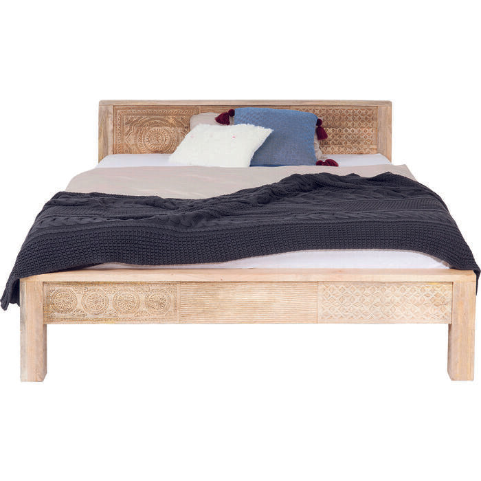 Wooden Bed Puro High 160x200 (66,54" * 85,83")