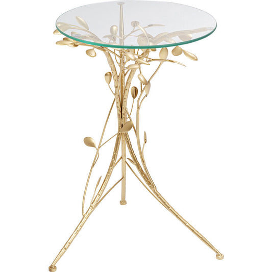 Side Table Leafline Gold Ø42cm