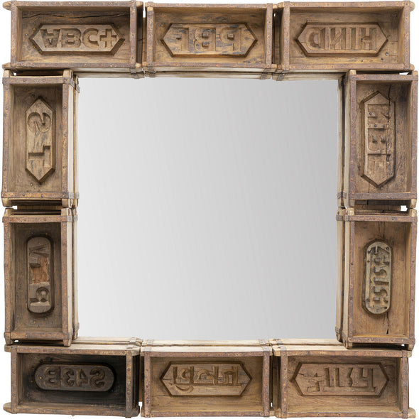 Wall Mirror Brick 90x90cm