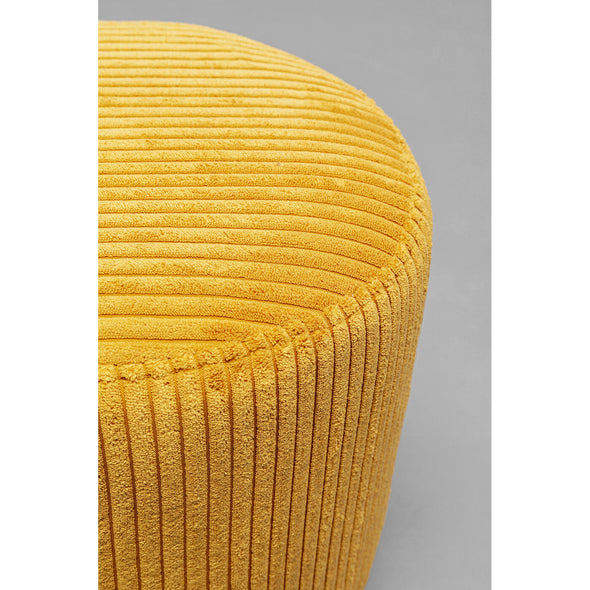 Stool Cherry Yello Cord Brass Ø35cm