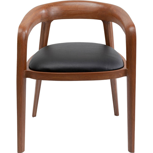 Chair with Armrest Valencia Brown