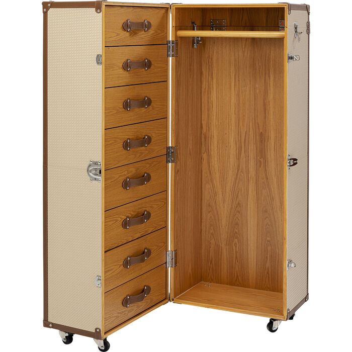 Wardrobe Trunk Venezia Cream