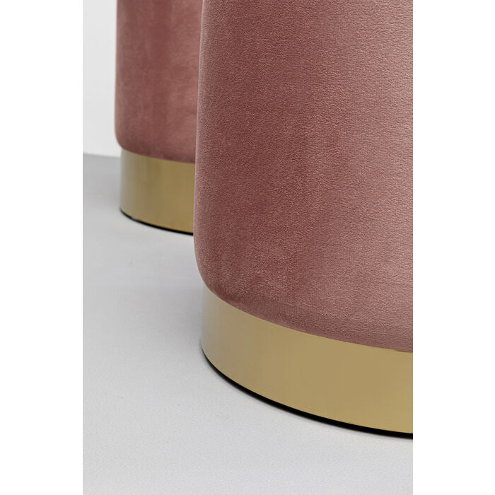 Stool Cherry Storage Rose Brass (2/Set)