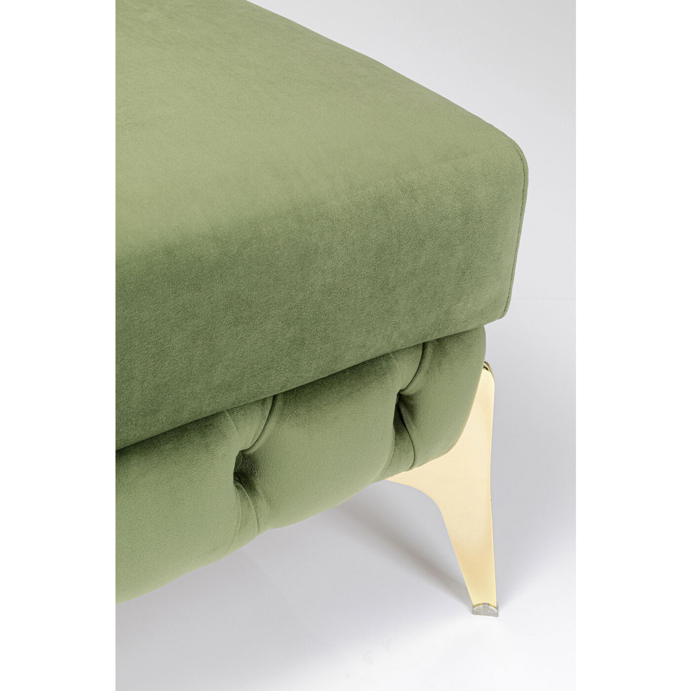 Stool Bellissima Velvet Green 80cm