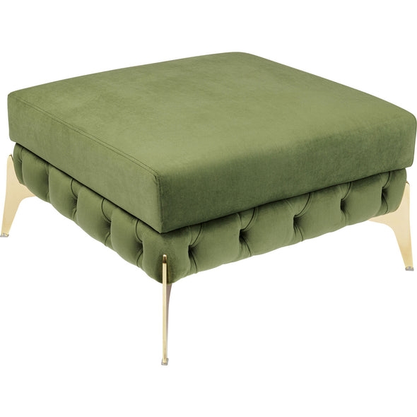 Stool Bellissima Velvet Green 80cm