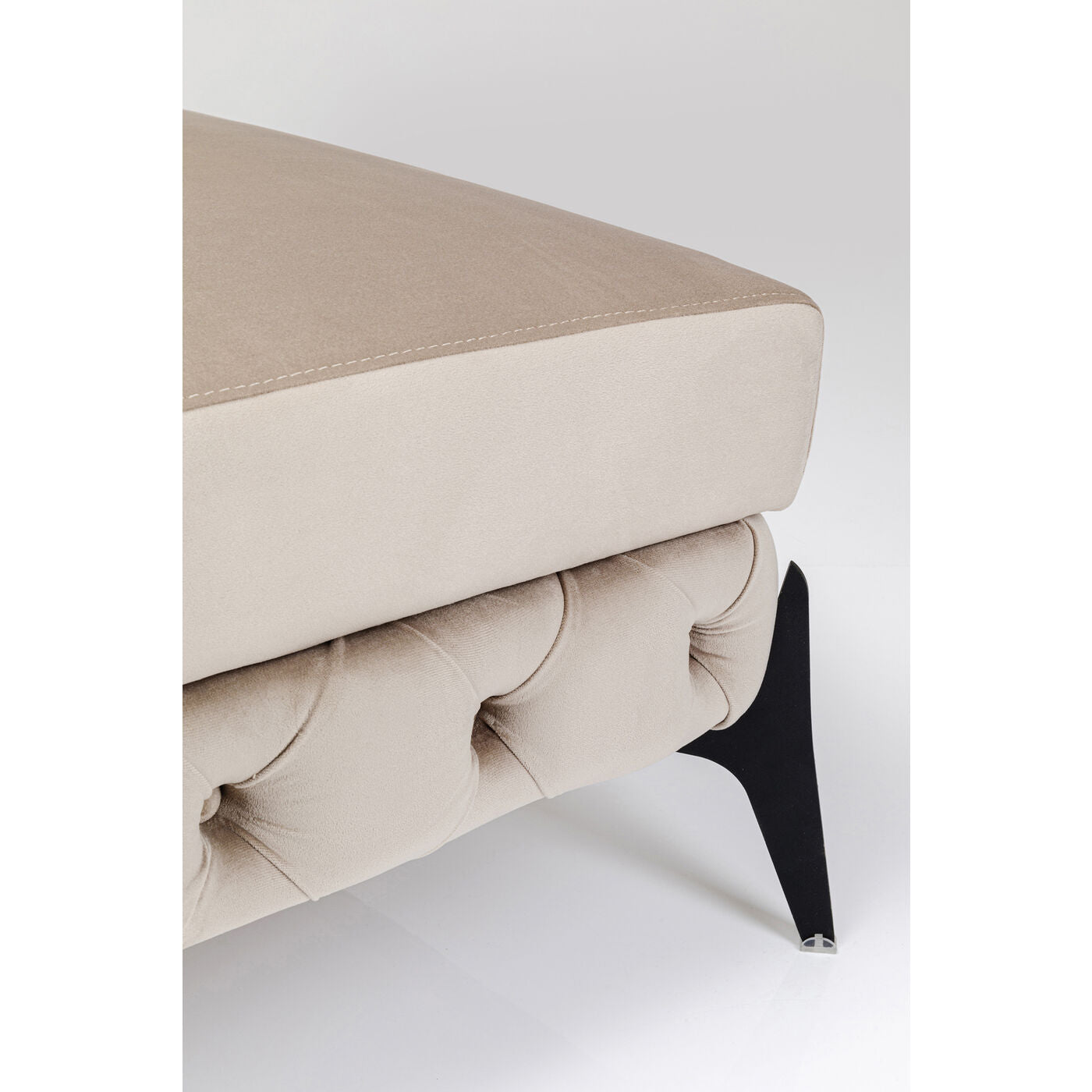 Stool Bellissima Velvet Taupe 80cm