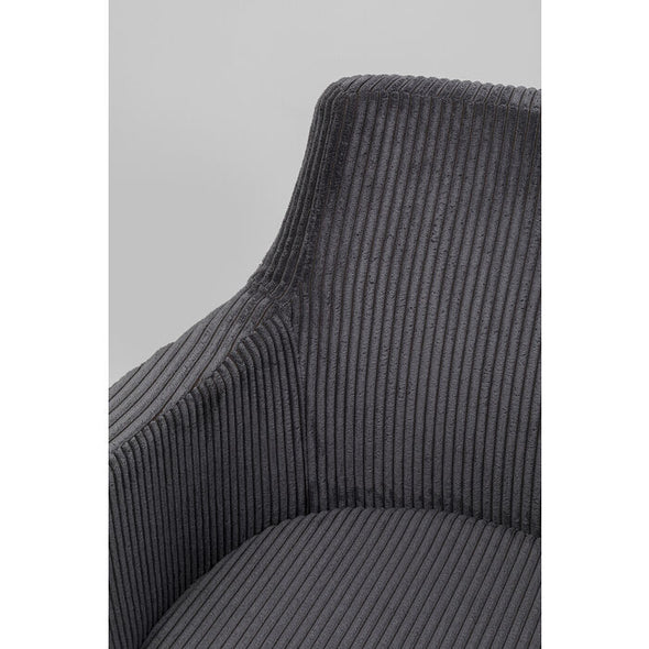 Chair with Armrest Mode Cord Grey