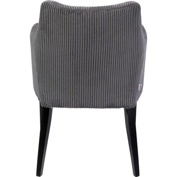 Chair with Armrest Mode Cord Grey