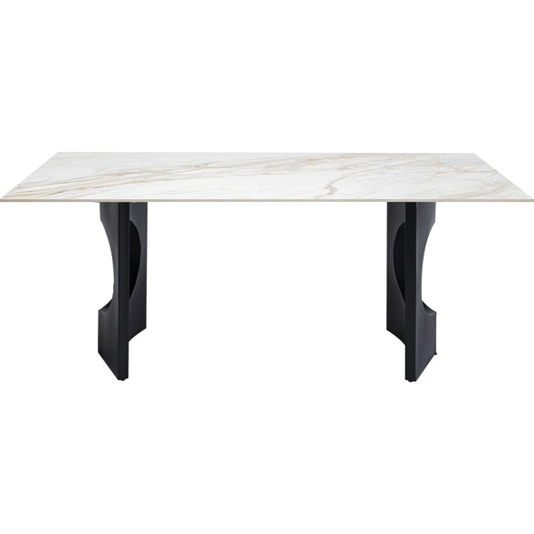 Table Eternity Oho Black Ceramic 180x90cm