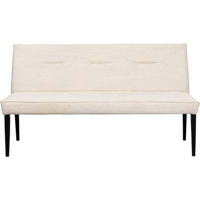 Upholstered Bench Cream 