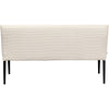 Upholstered Bench Cream 