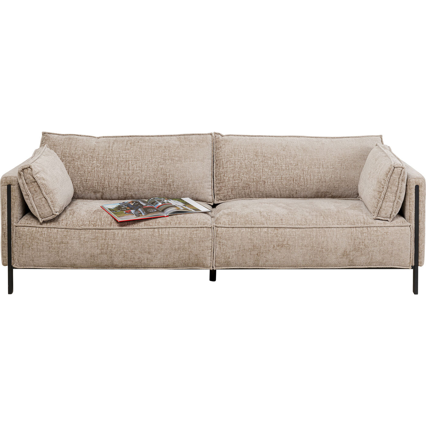 Sofa 3-Seater Victor Grey 233cm