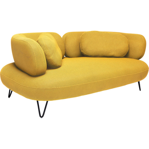 Sofa Peppo 2-Seater Yellow 182cm