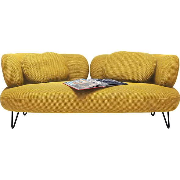 Sofa Peppo 2-Seater Yellow 182cm