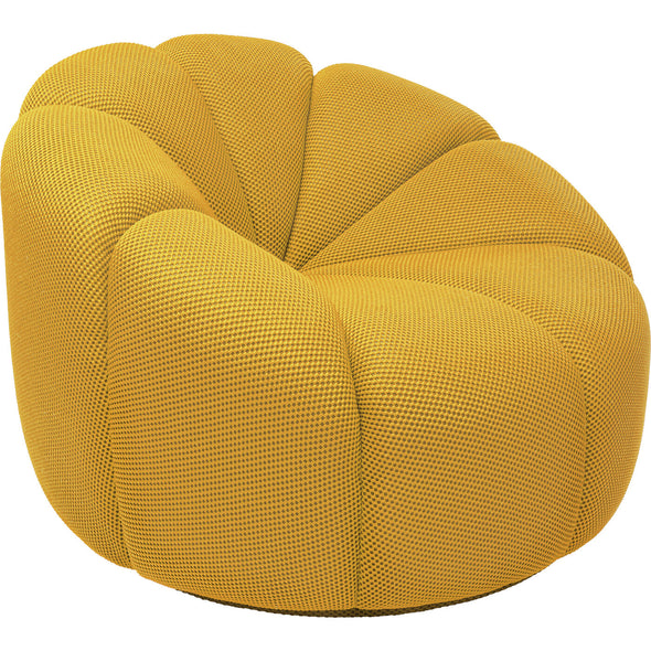 Swivel Armchair Peppo Lounge Yellow