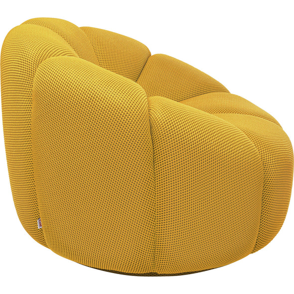 Swivel Armchair Peppo Lounge Yellow