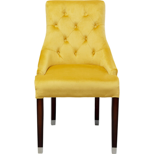 Chair Prince Velvet Yellow