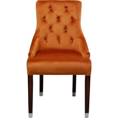 Chair Prince Velvet Orange