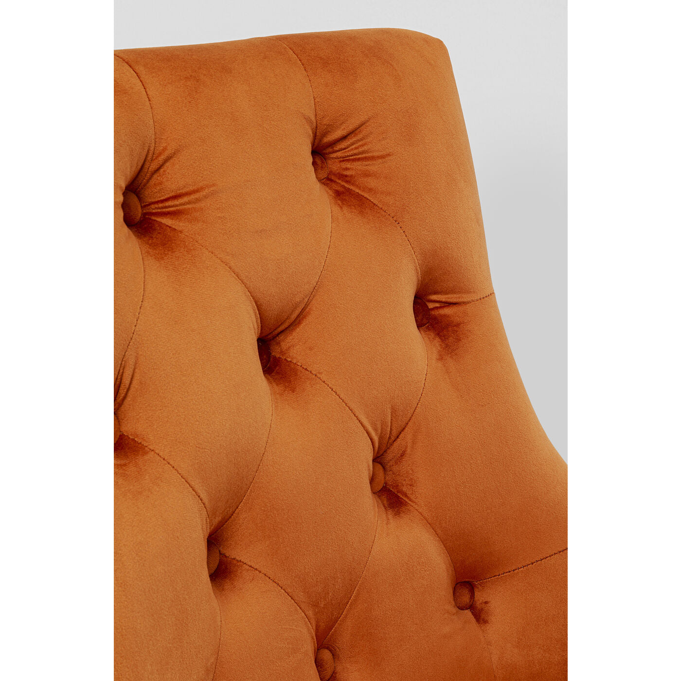 Chair Prince Velvet Orange