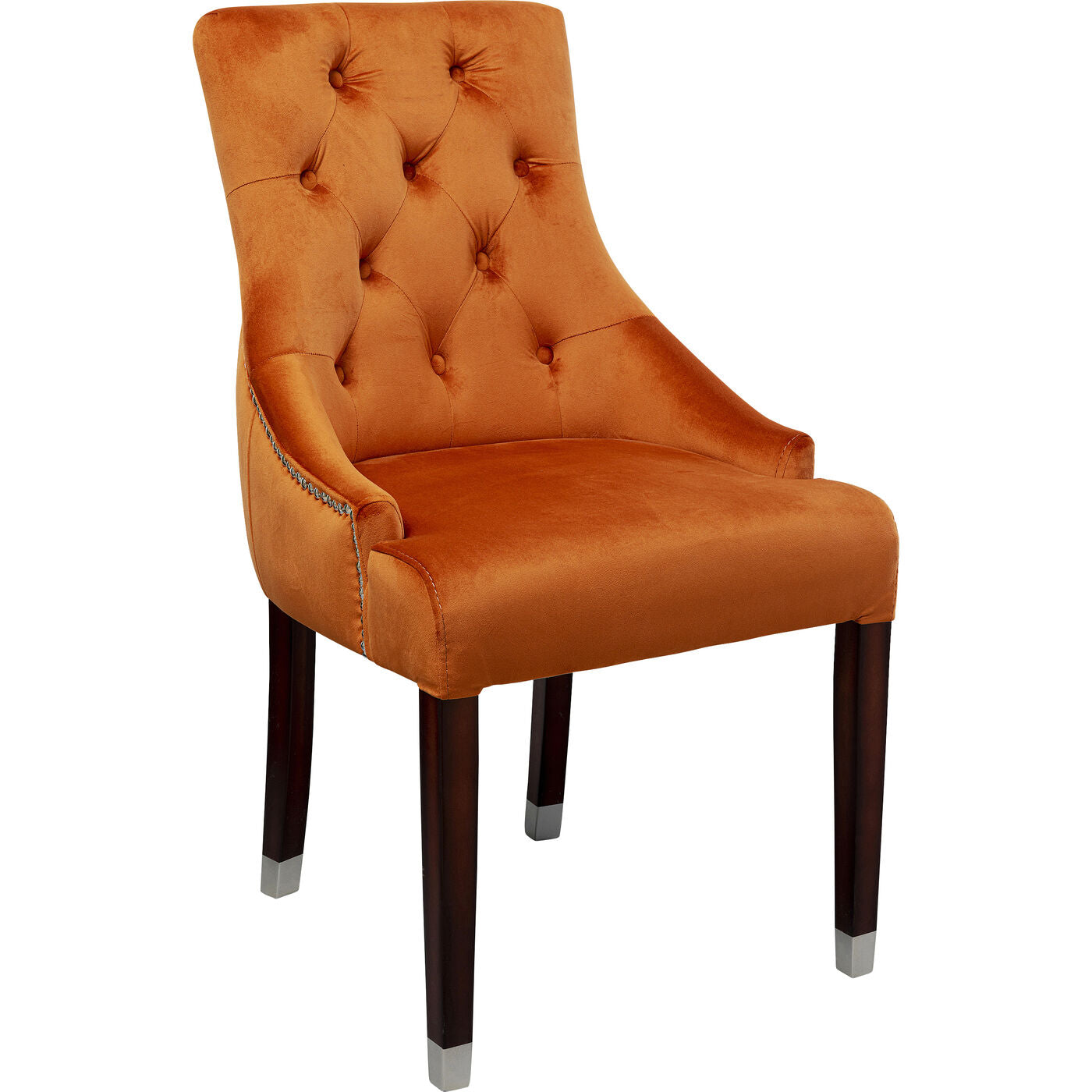 Chair Prince Velvet Orange