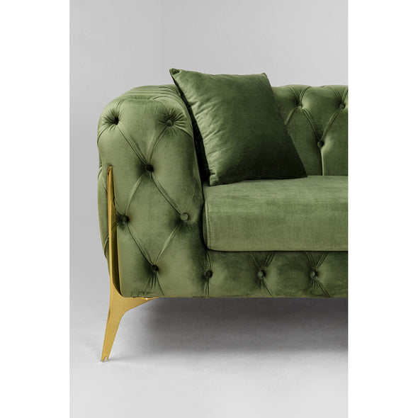 Corner Sofa Bellissima Velvet Green Right 240x180