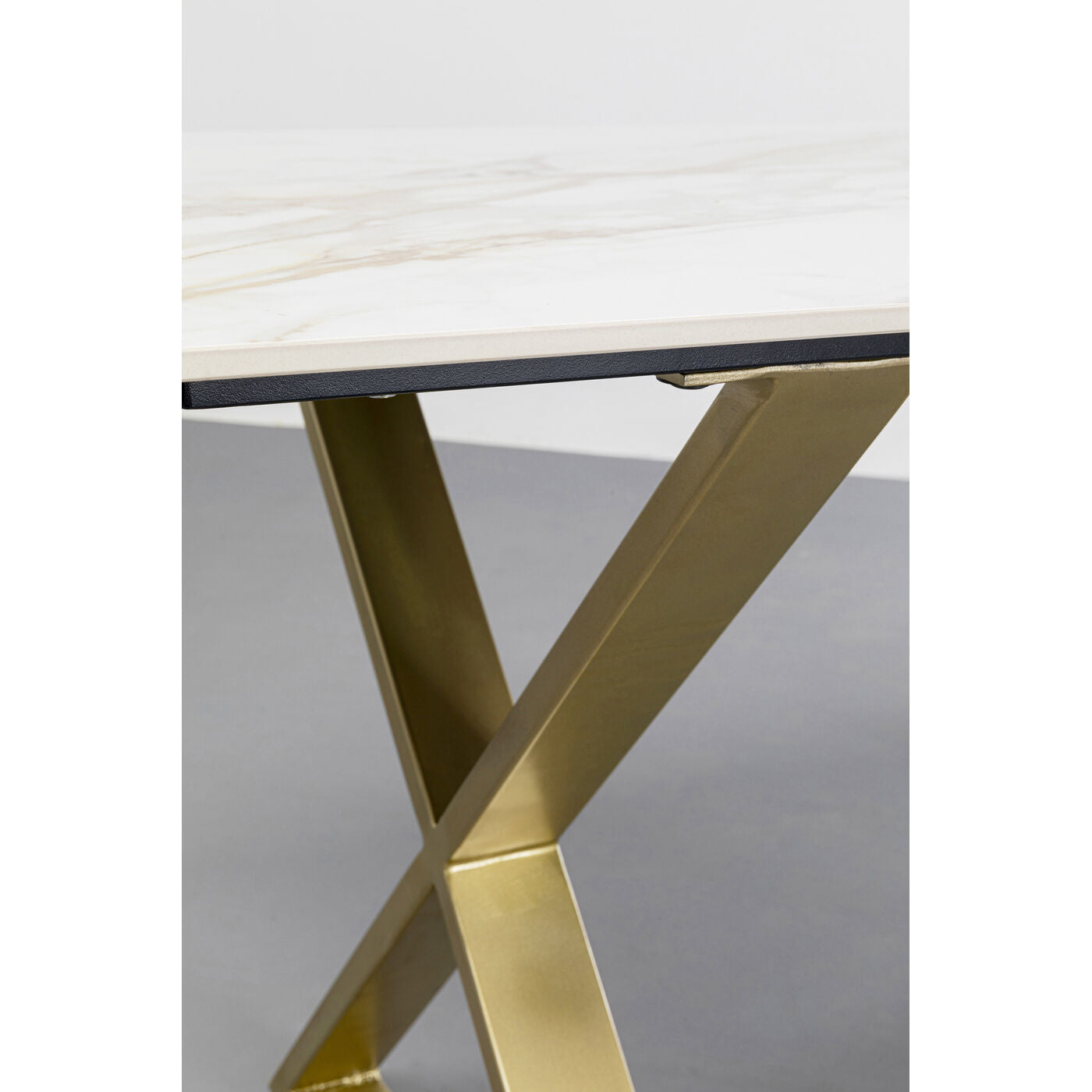 Table Eternity Cross Brass160x80cm