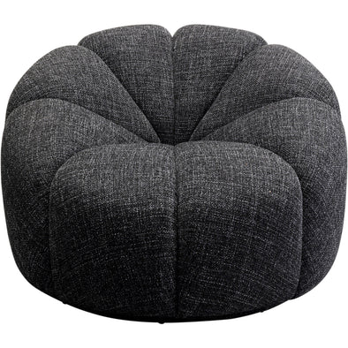 Swivel Armchair Peppo Lounge Melange Black