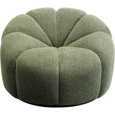 Swivel Armchair Peppo Lounge Melange Green