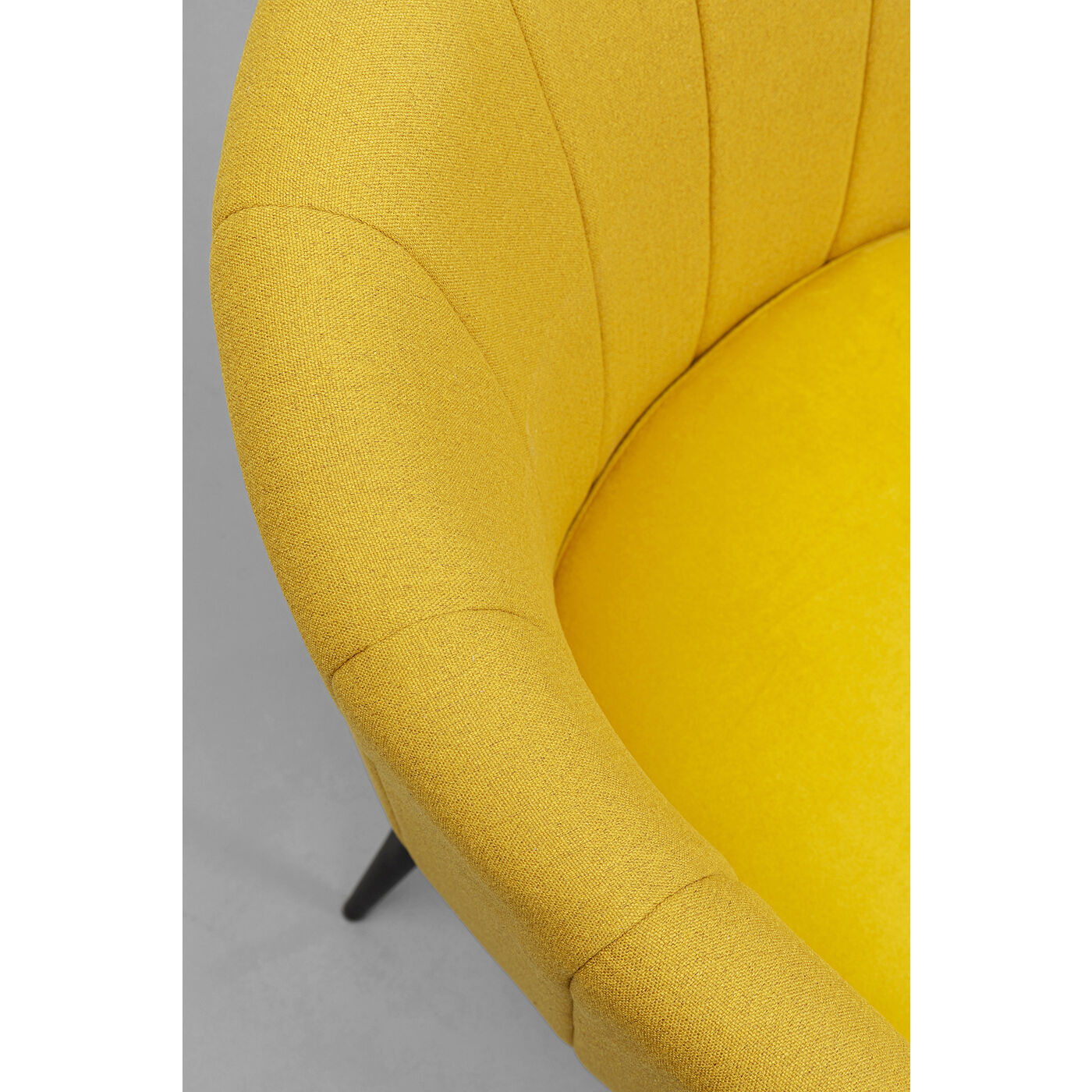 Velvet look swivel chair