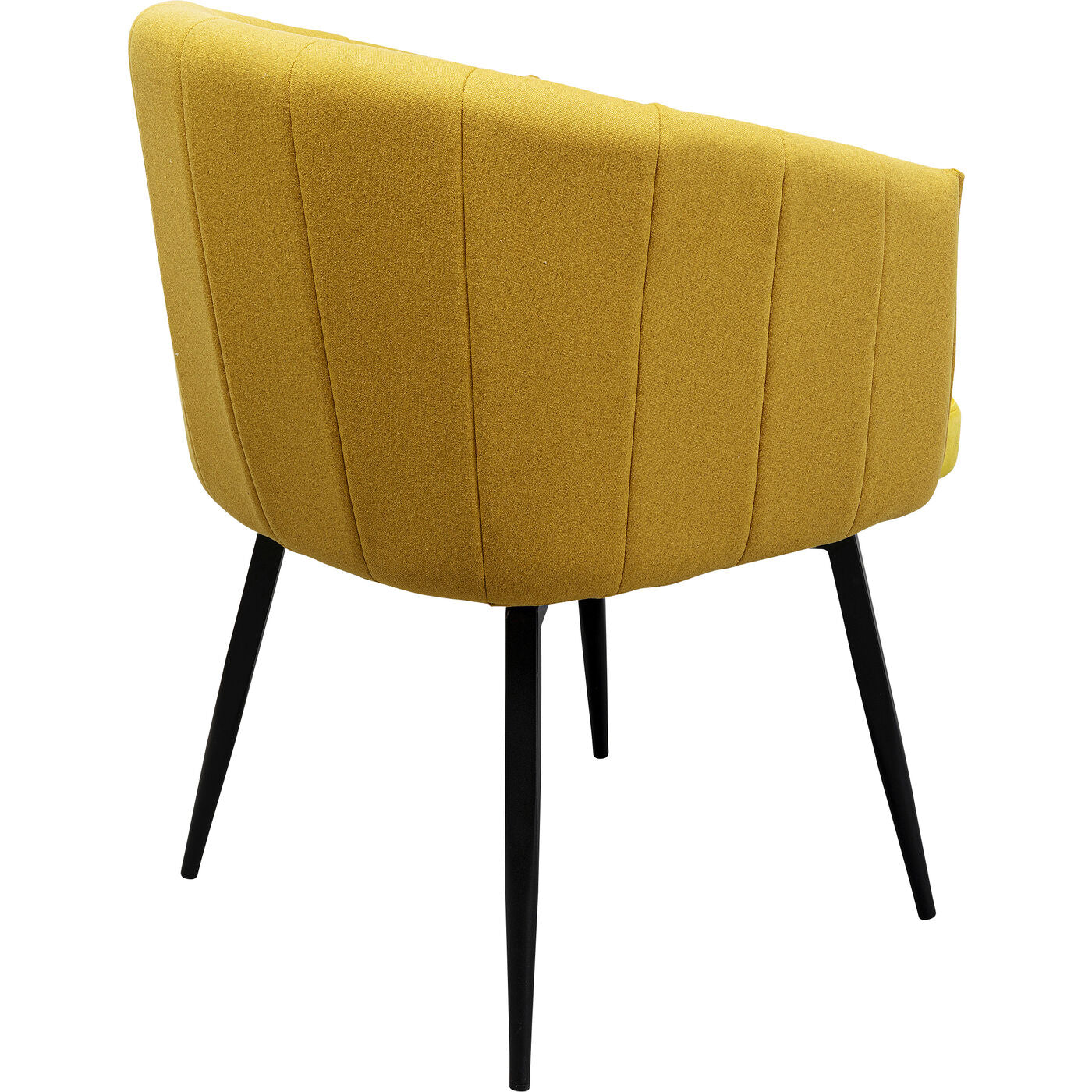 Velvet look swivel chair