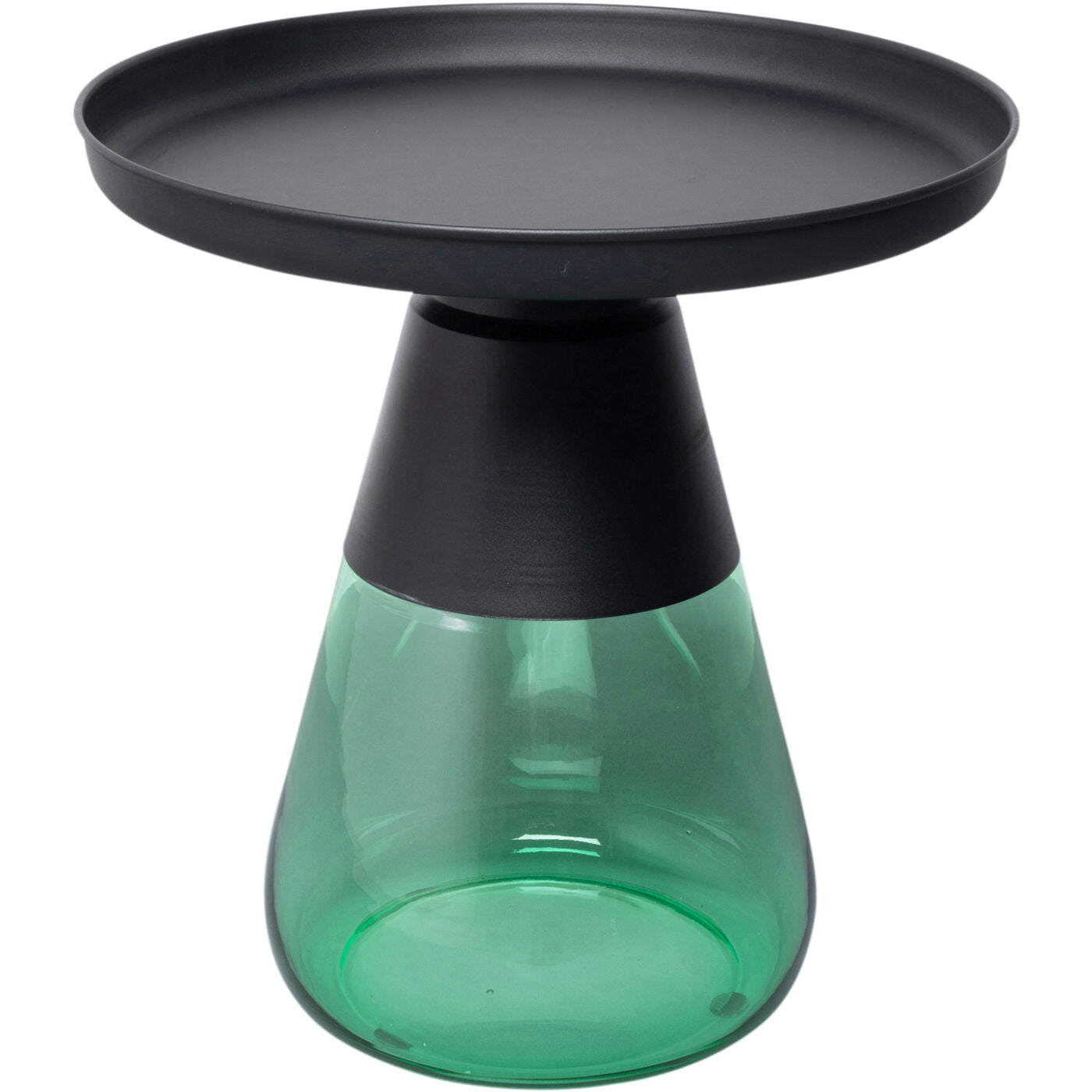 Round Green Side Table