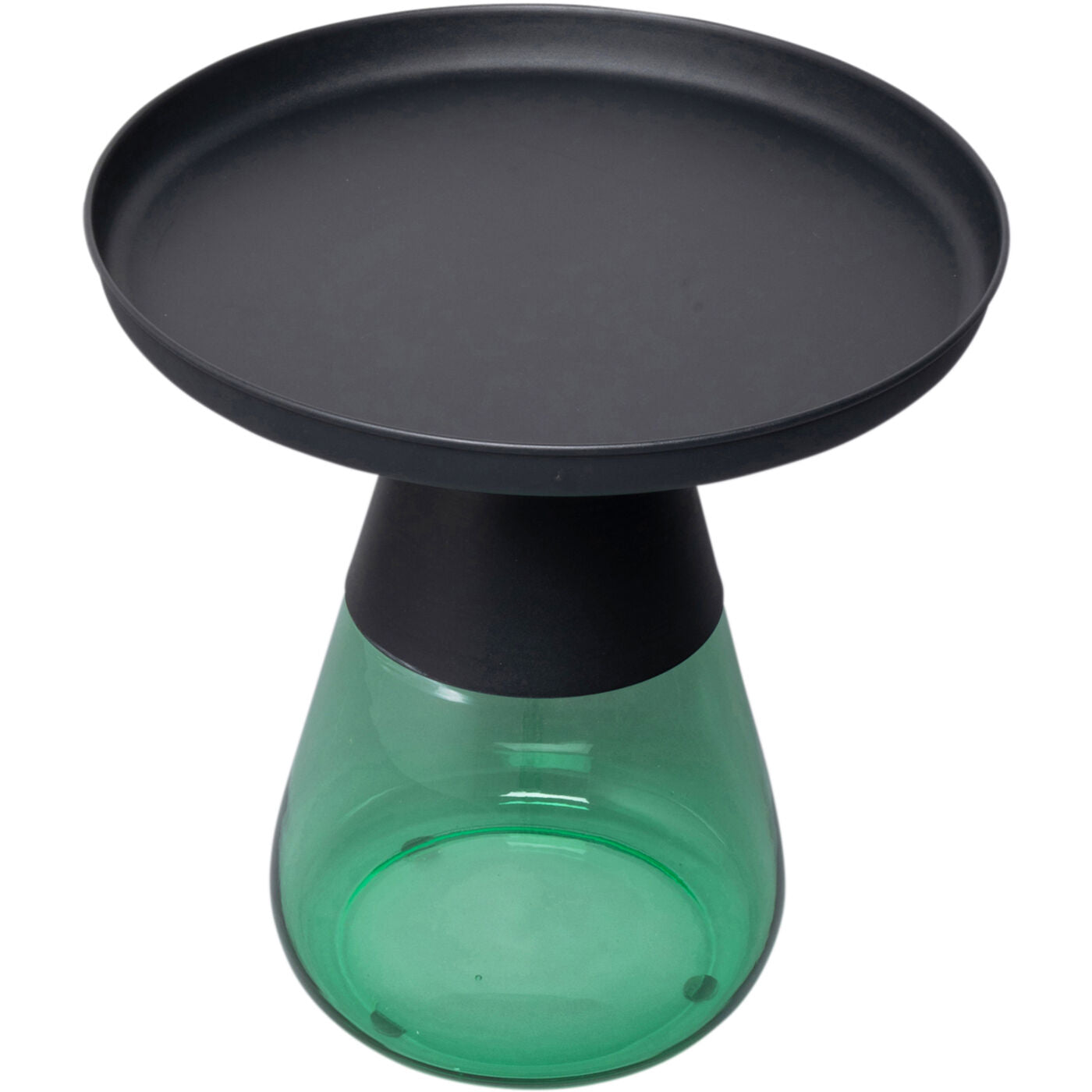 Round Green Side Table