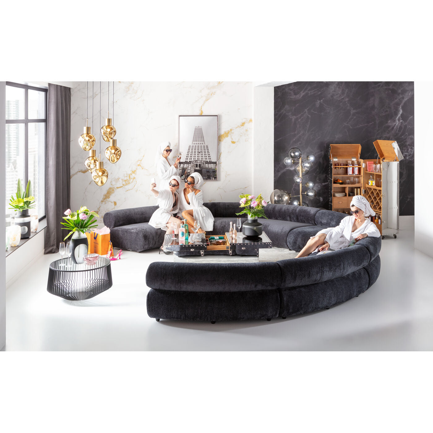 Midnight Element Sofa