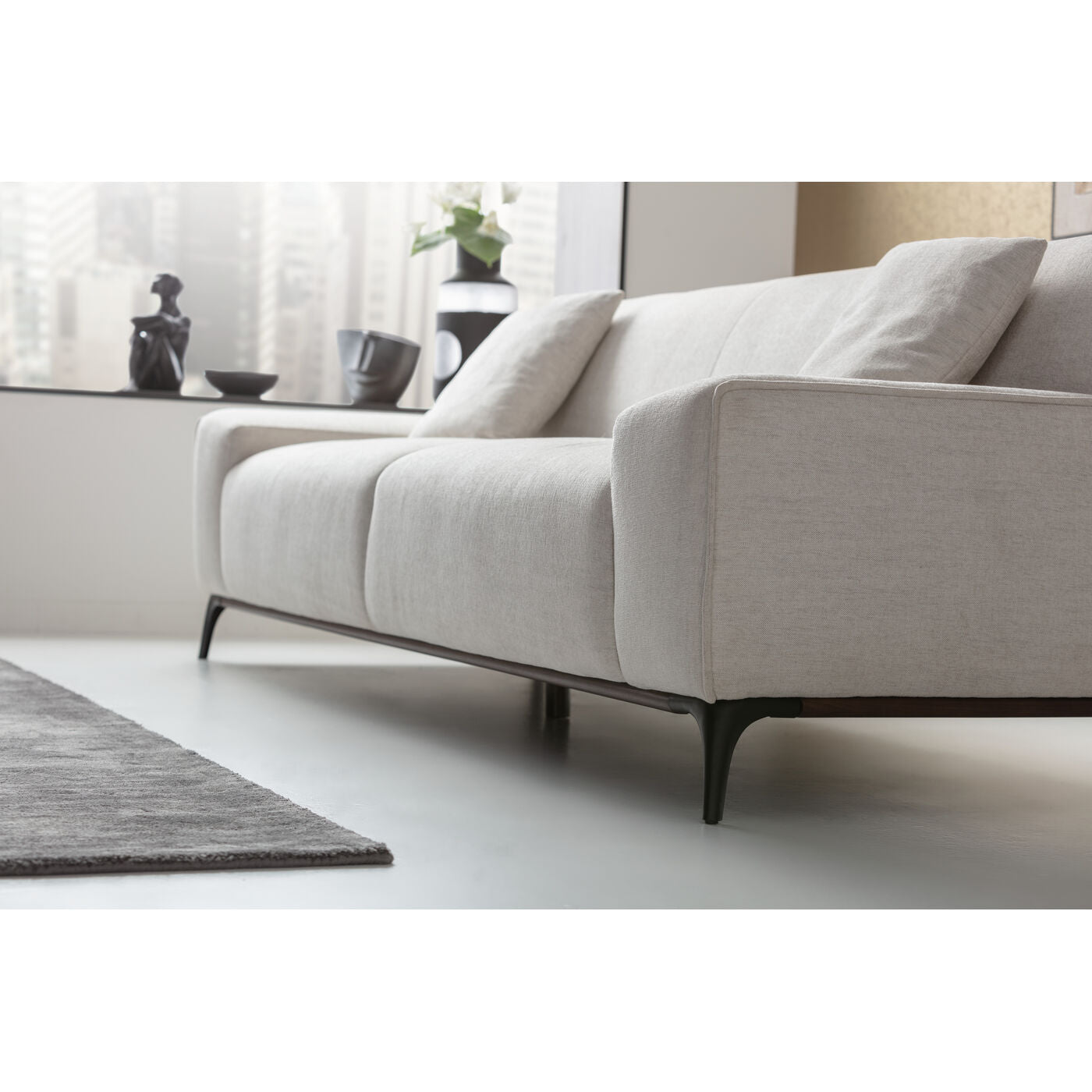 Sofa 3-Seater Toni Beige 230cm