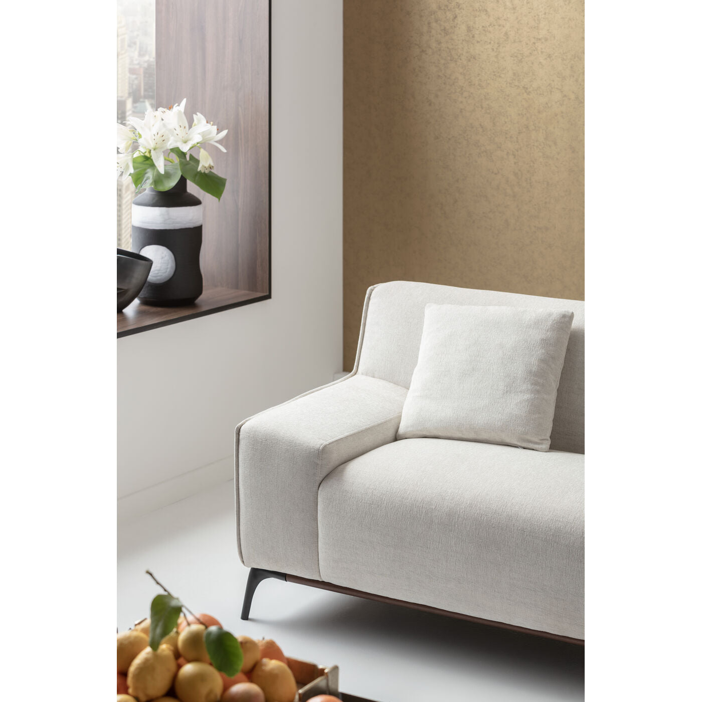 Sofa 3-Seater Toni Beige 230cm