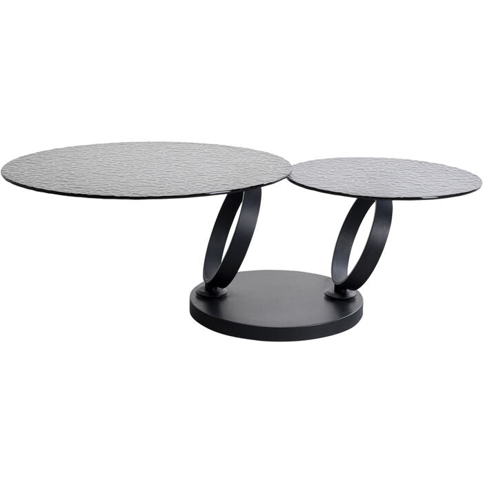 Coffee Table Beverly Bubble Black 133x80cm