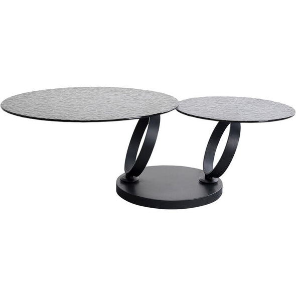 Coffee Table Beverly Bubble Black 133x80cm