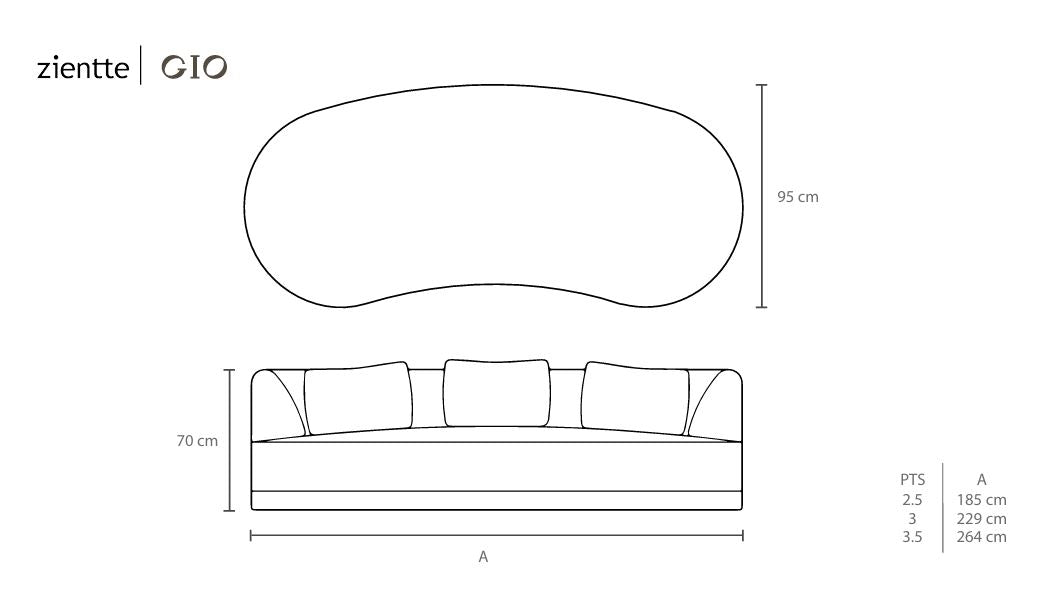 GIO Sofa by Zientte