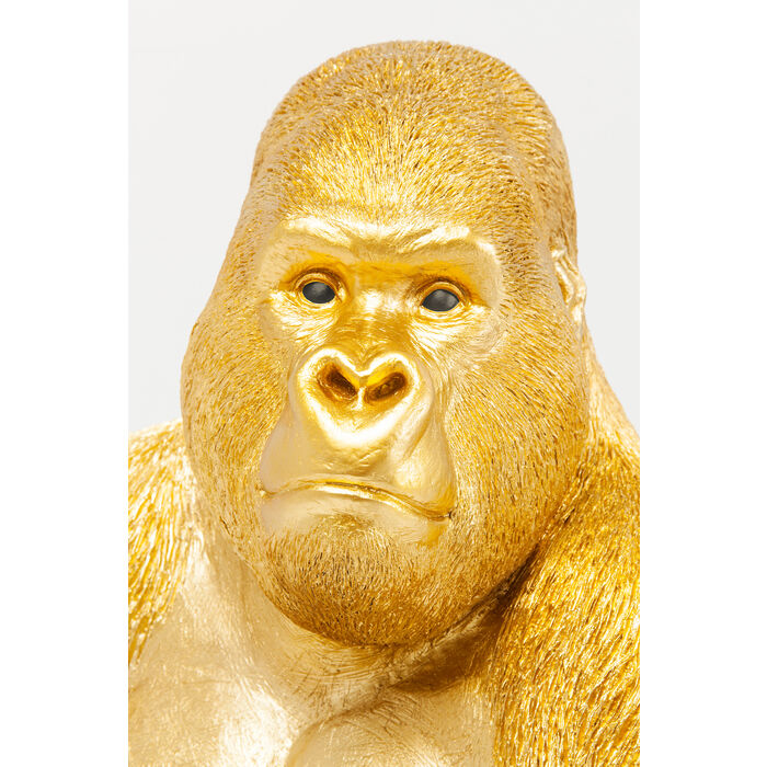 Gold Gorilla Figurine