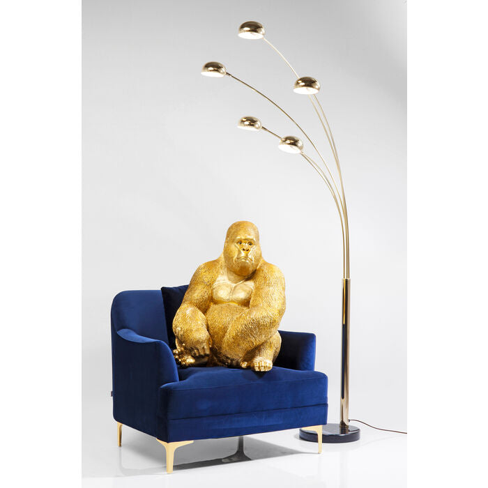 Gold Gorilla Figurine