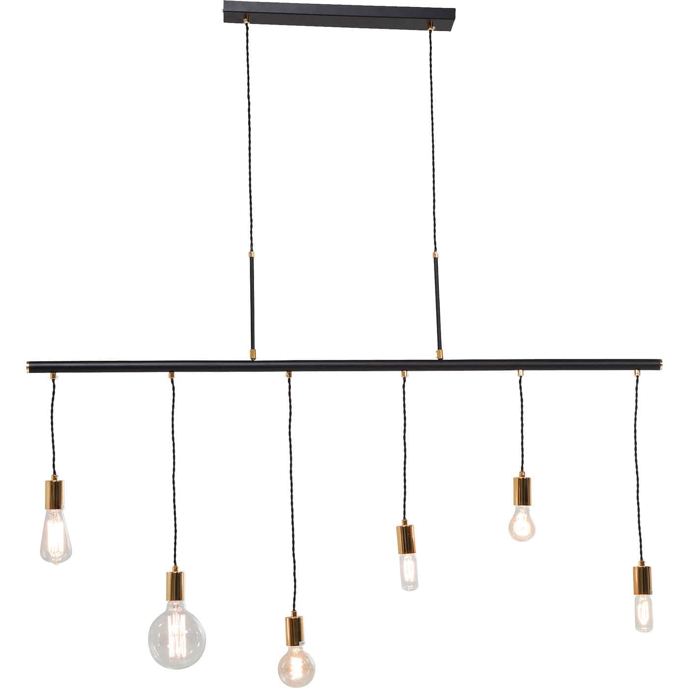 Pendant Lamp Pole Black Six - JULIA VENCE STORE