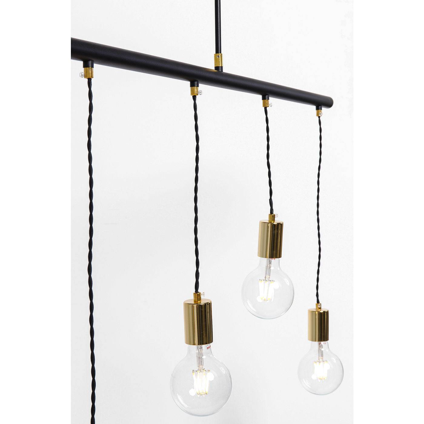 Pendant Lamp Pole Black Six - JULIA VENCE STORE