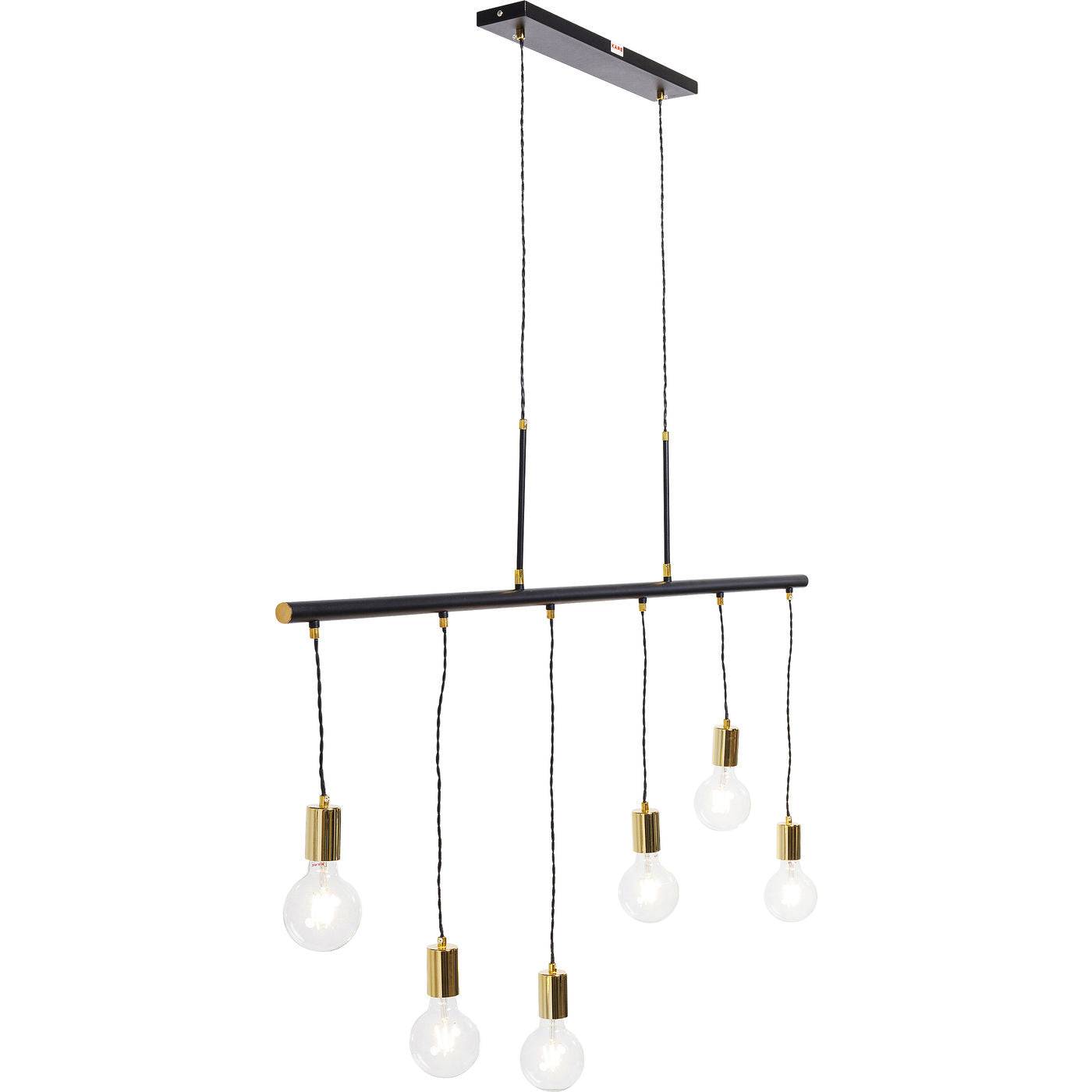 Pendant Lamp Pole Black Six - JULIA VENCE STORE