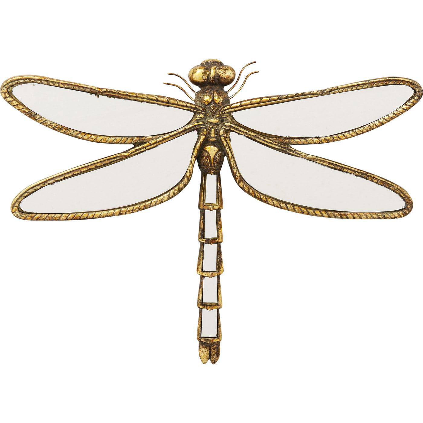 Wall Decoration Dragonfly Mirror 27x35cm