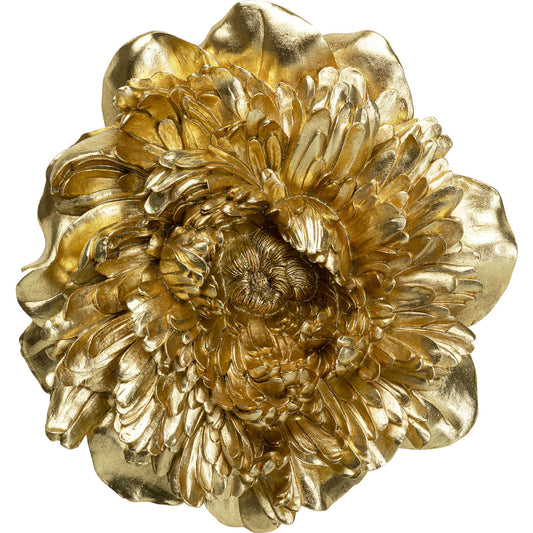 Wall Decoration Peony Gold