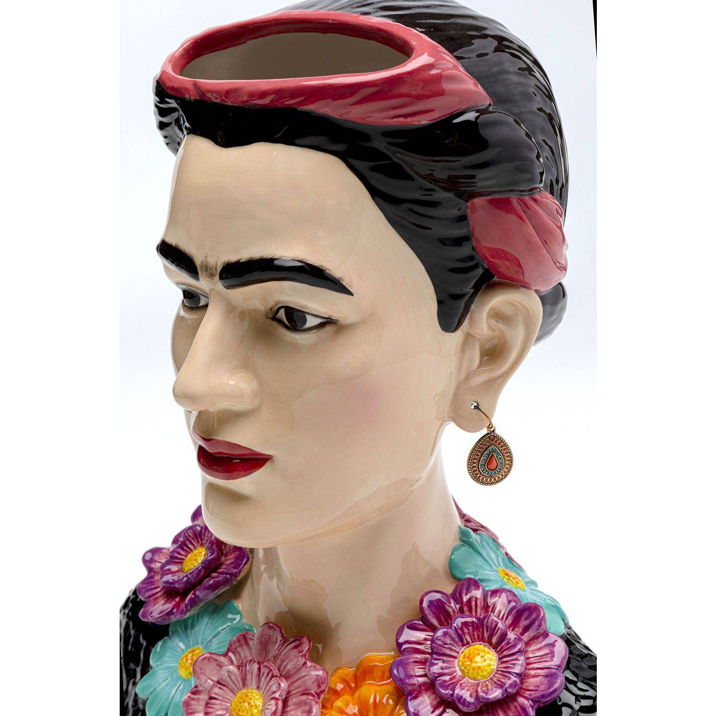 Frida Kahlo inspired vase