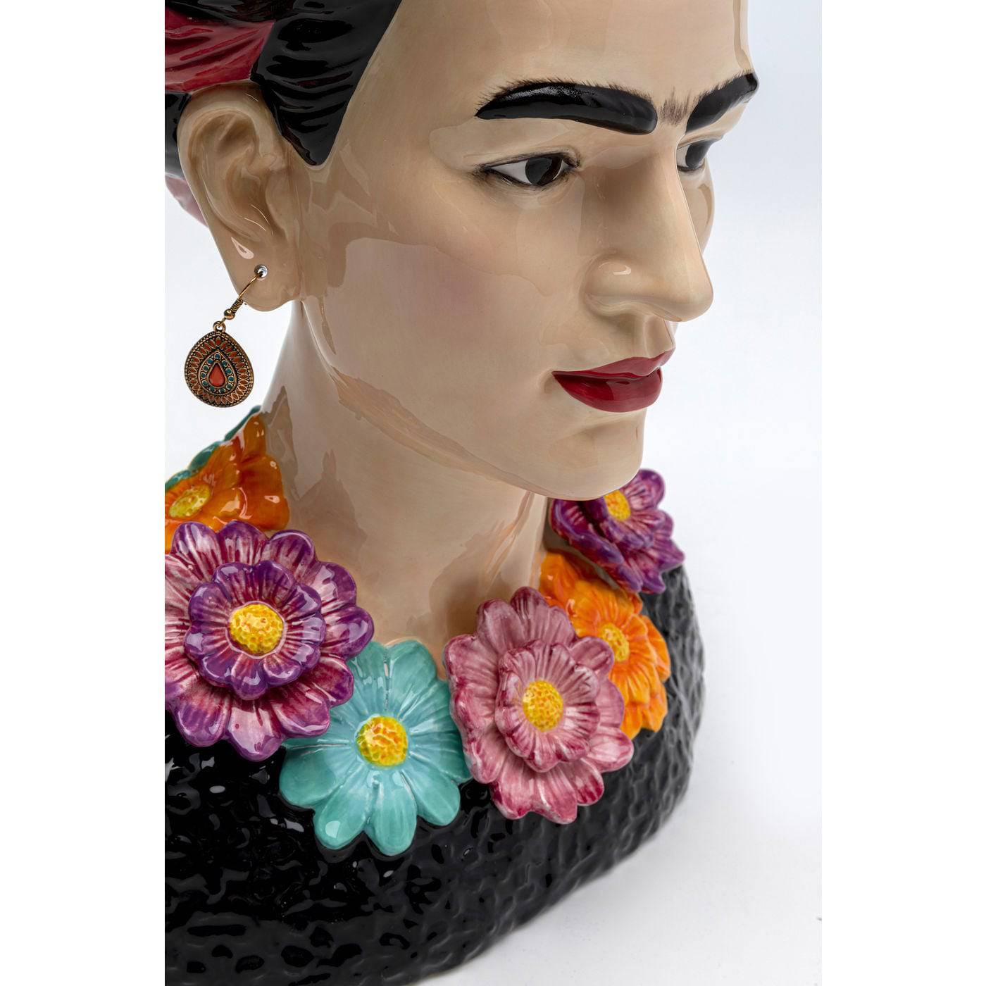 Frida Kahlo inspired vase